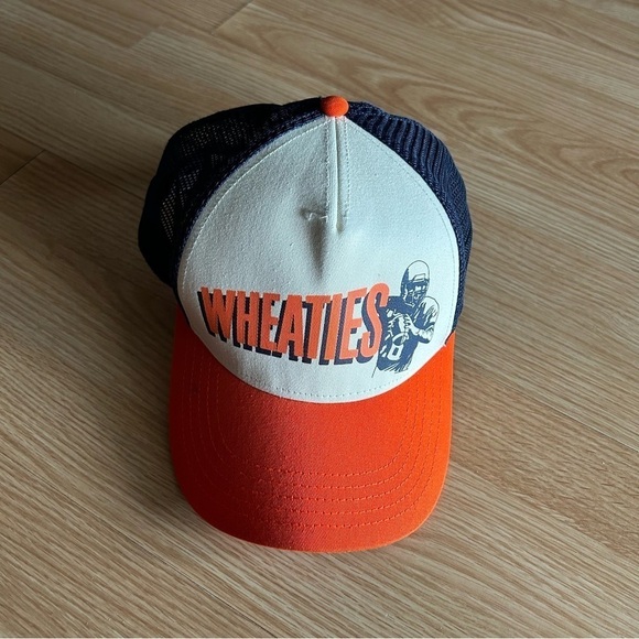 American Needle Wheaties Navy Crème SnapBack Hat - Picture 1 of 9